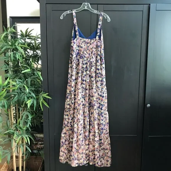 Rachel Zoe Floral Tiered Maxi Dress Size 10 - Picture 6 of 11